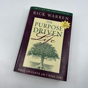 The Purpose Driven Life by Rick Warren, Christian Life, Zondervan, English, Hard